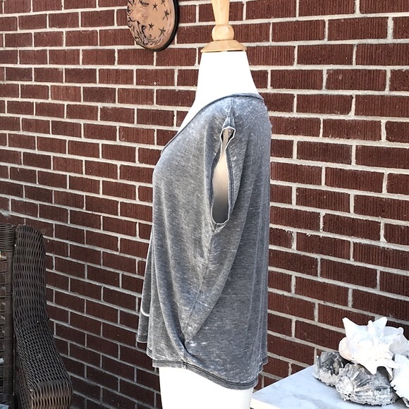 Billabong Gray Cactus 🌵 Print T-Shirt Size Small - Picture 3 of 11